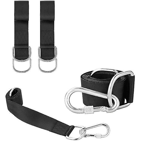Svingremmar Hängande Kit Långa Justerbara Träsvingremmar Kit