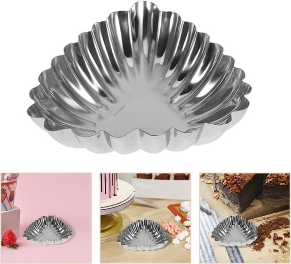 20 stk. æggetærteforme i rustfrit stål budding DIY-forme højkvalitetsmateriale