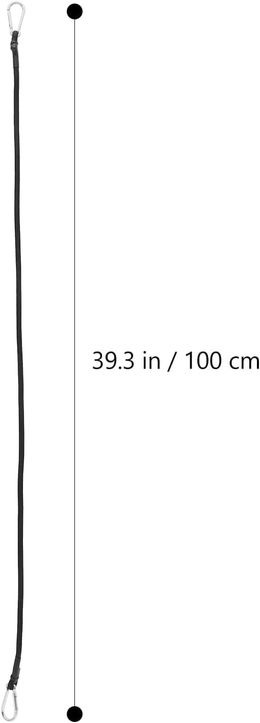1M Buntrep Bungee-snöre med karbinhake Motorcykelbagageremmar