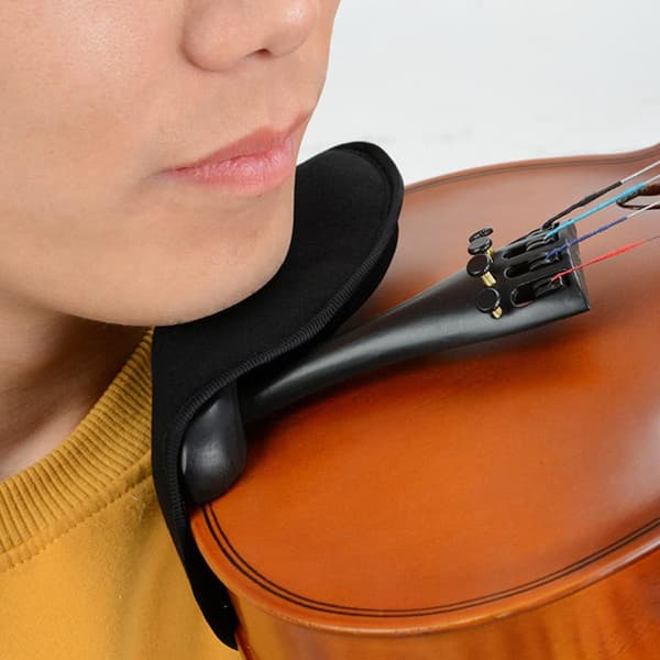 Violin Hakstöd Bomull Axelplatta Axel- och Haktrötthet Bekväm att bära för studenter och professionella