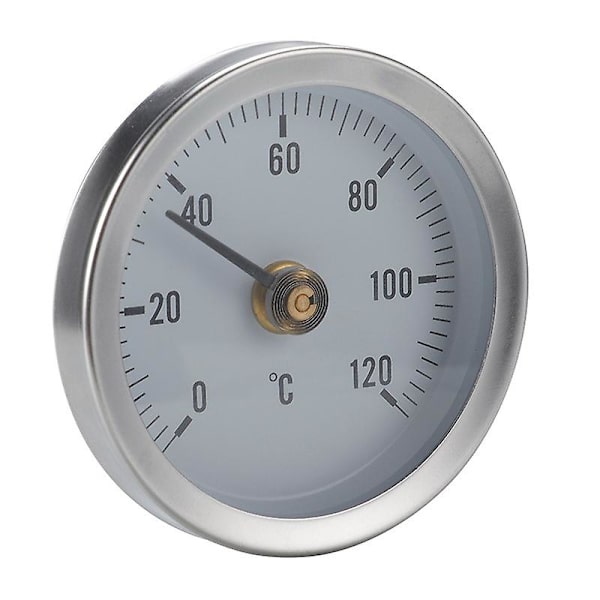 63mm Bimetallisk Temperaturfjädertermometer Rör Yta Ip55 Vattentät Dammtät