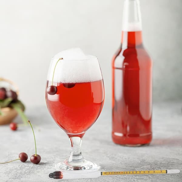 Alkoholmätare Precision Alkoholhydrometer med lättläst gul skala