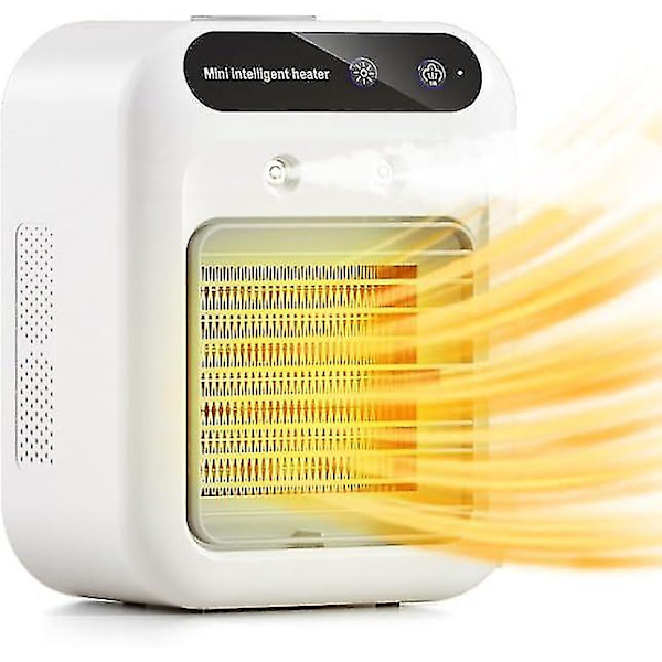 2 i 1 Bærbar Elektrisk Rumvarmer, Mini Luftfugtighedssprayvarmer, 1200w Energieffektiv Ptc Keramisk Varmer Med Overophedning/Tip-over Beskyttelse/2