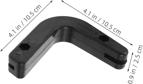8 st väggmonterat skivstångsställ med 6 mm PP-plastkrokar för förvaring av viktskivor