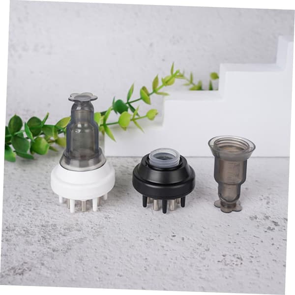 Hårserumapplikator Hårbottenvårdsmassager Hem Hårbotten Serum Roller Kam Vit 1 Styck