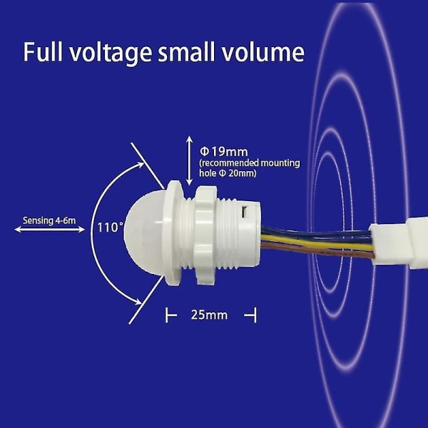 PIR-sensordetektor Smart Home Utomhus Rörelsedetektering