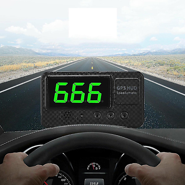 GPS-hodevisning for bilhastighet