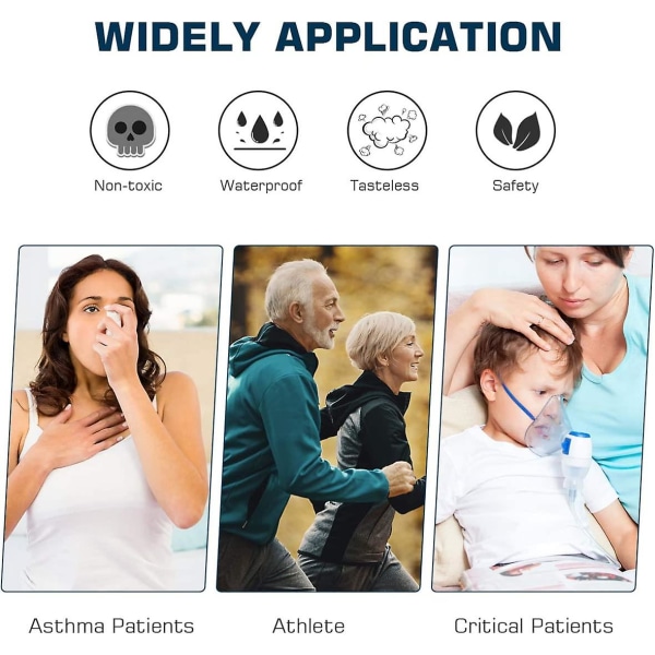 Personlig Spirometer Peak Flow - Expiratoriskt Flödesmätare - Spirometri Lungfunktion