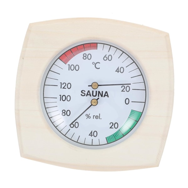 Bastu Temperatur- och Fuktighetsmätare Inomhus Termometer Hygrometer Bastutillbehör