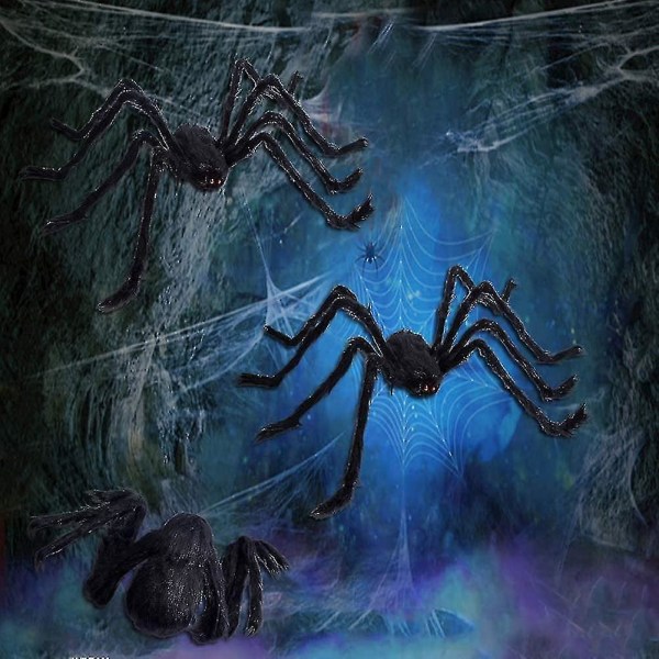 Halloween Sisustus Pehmo jättiläinen hämähäkki (75 cm, kukkahämähäkki) 1 kpl Bd-yuhao