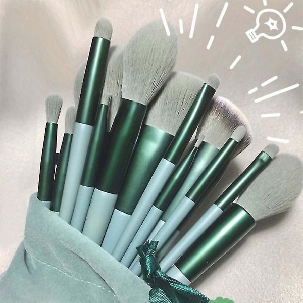 13 stk professionelle makeup børster blødt fluffy skønhedsværktøj