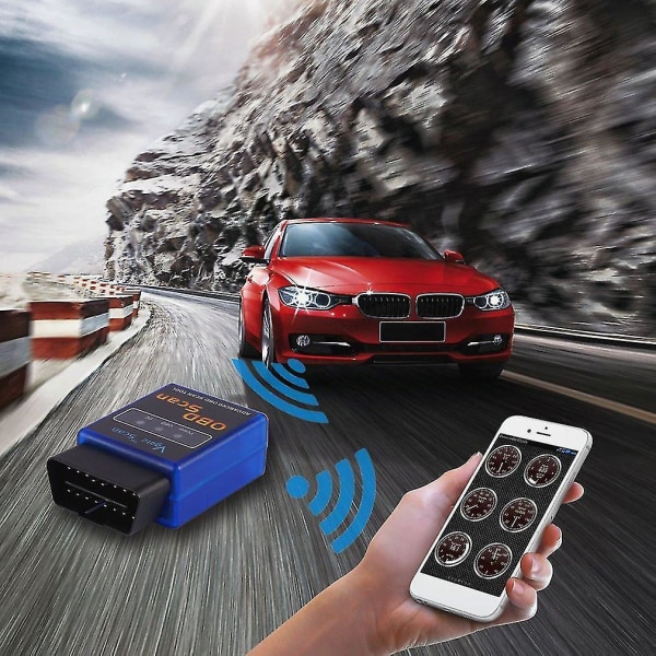 Mini ELM327 Bluetooth OBDII Bilskanner B06 Diagnostik