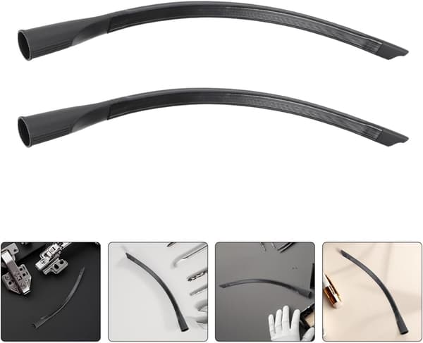2 stk erstatningshode flat søm dysehode 32 mm indre diameter grensesnitt PP plast