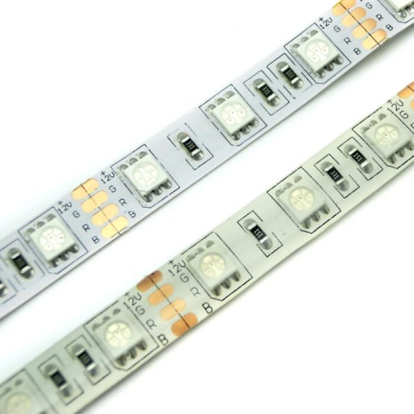 5m Vedenkestävä Led-valonauha 5050 4 Punainen 1 Sininen