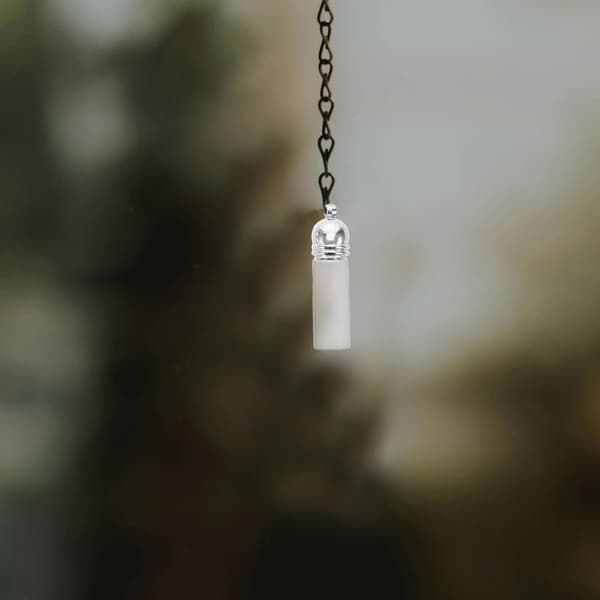 12 st eteriska oljeflaskor i glas, minicylinderflaska charm f