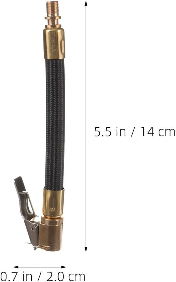 2 st förlängningsrör Luftpumpadapter Däckpump Slangkoppling för bil Däckpump Använd förlängningsrör