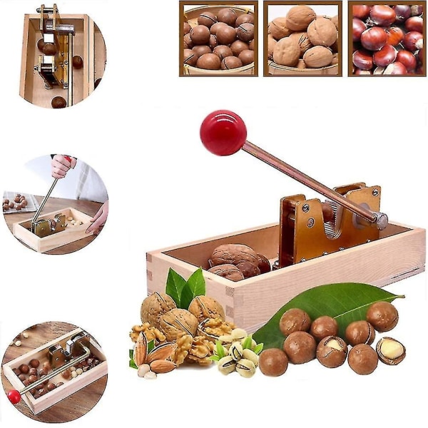 Pähkinänsärkijän kuorimurskain -työkalu säädettävä raskaaseen käyttöön pähkinänsärkijän pähkinänsärkijä