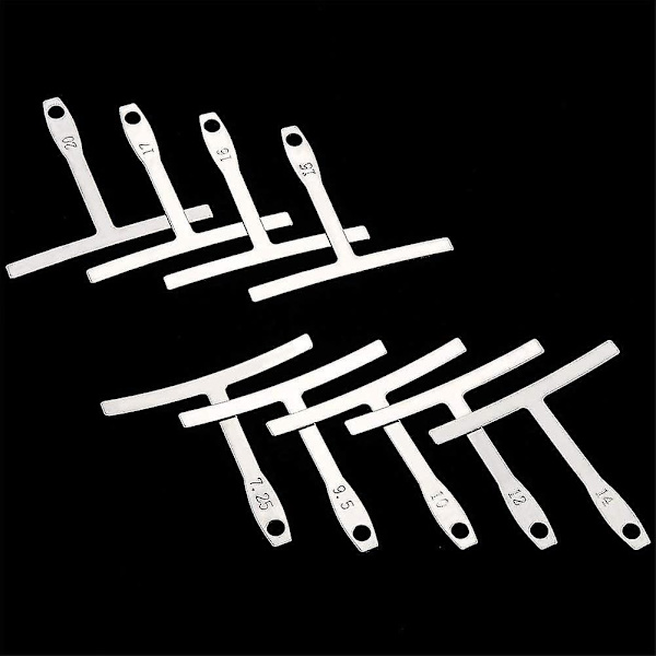 15-delt Guitar Luthier Værktøjssæt Rustfrit String Action Sæt
