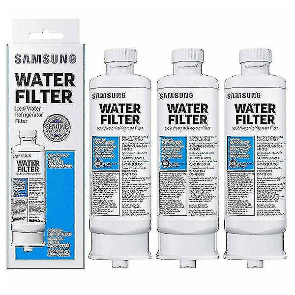 3 Pakkia Jääkaapin Vedensuodattimia Samsung Da97-17376b Haf-qin Da97-08006c Laadukas Haoyi-yuhao