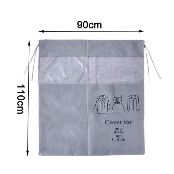 Støvbeskyttelse Plaggdeksel Pustende 90x110 Cm,peva Garment Bag