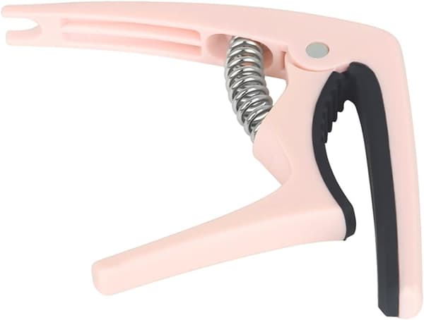 Gitarr Capo Universal Abs Snygg Rosa Gitarrklämma Praktisk Stämapparat Säkerställer Stabil Konsekvent Ljudkvalitet för Elgitarr