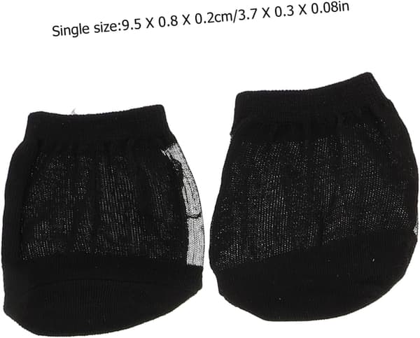 12-pack is-silke båtstrumpor män bomull sommar framfotsstrumpor lågskurna bärbara halkfria förpackningar