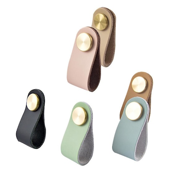 Skabsgreb til Garderobe, Små Skabsgreb, Knapper og Håndtag til Kommode, Skuffegreb Light Gray