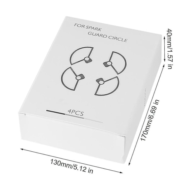 4 st Skyddande Propelleröverdrag för DJI Spark