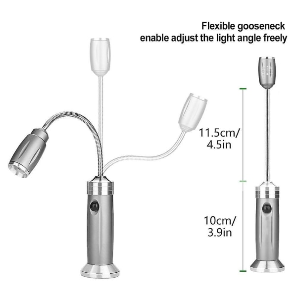 Magnetisk Super Ljus Grilllampa LED för Utomhus