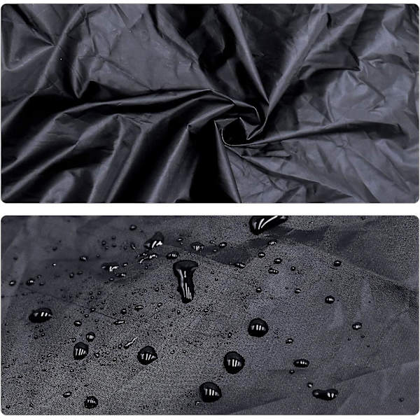 Bordtennisbordskydd Vattentätt Skydd För Pingisbord 165 X 70 X 185 Cm Svart