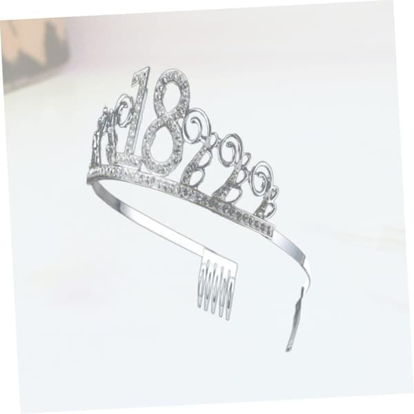Legering Rhinestone Bursdag Tiara Kakedekorasjon for Jenter Stilig Hodeplagg