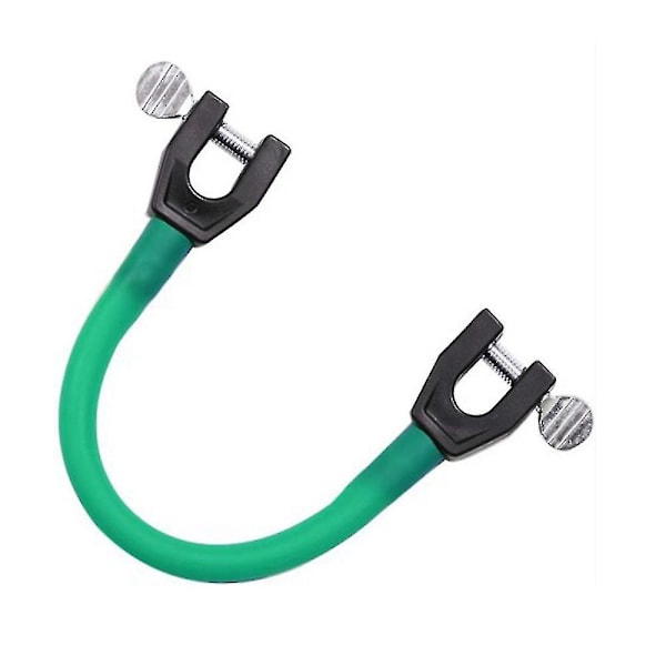 2 stk. Ski Tip Connector Kontrolkile Ski Træningshjælp Snowboard Connector - Farve mørkegrøn