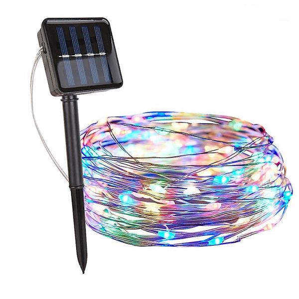 1 paketti Aurinkovoimalla Toimivia Haltiajouluvaloja 22m 200led Puutarhan Kimaltavat Valot
