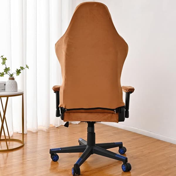 Stretch stolsöverdrag Datorstol Överdrag Elastiskt tyg Polyester Enkel installation