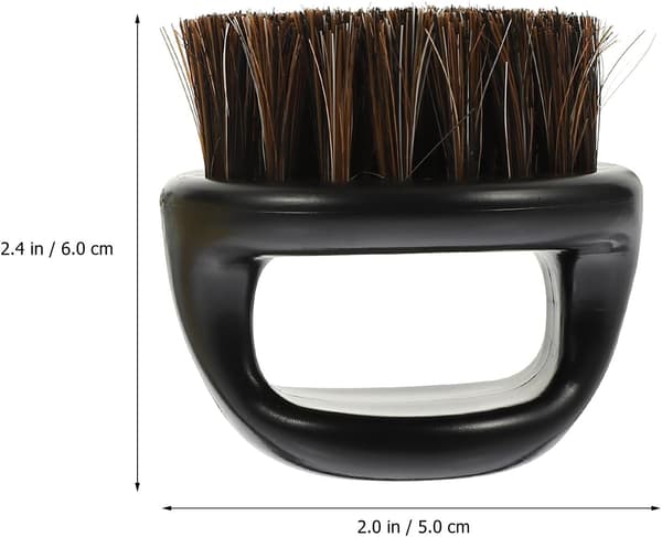 Skäggborste och kamset för trimning och styling av ansiktshår Multifunktion för män 2 st