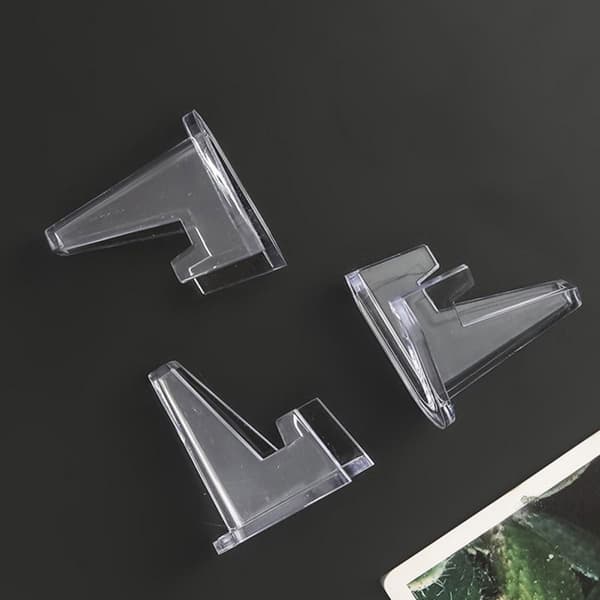 40 st gitarrplektrumhållare Akryl triangulär displayställ Enkel sofistikerad designorganisatör