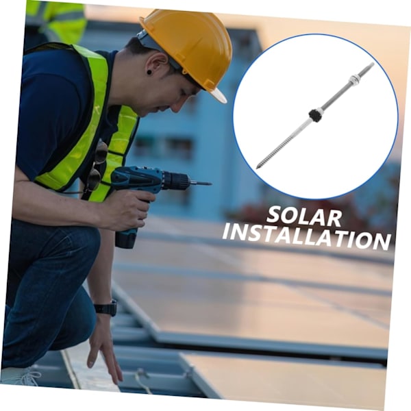 Rustfrie stål monteringsbolter for solcellepanel, industrielle hyllebraketter