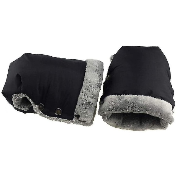 Handvärmare Vagn Muff Handskar För Vinter, Plysch Foder, Nylon Vindtät