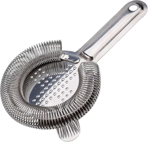 Rustfri Barsi Strainer Hawthorn Rustfrit Stål Cocktail Strainer 10x 16cm