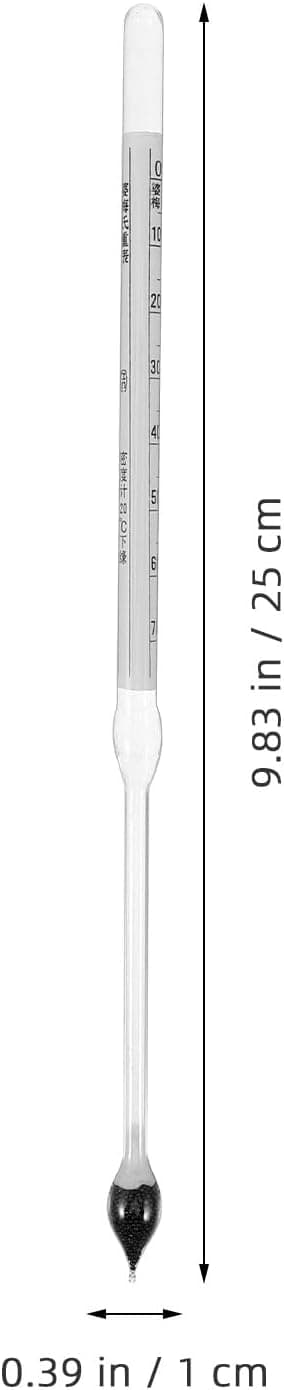 Håndholdt glas salinometer hydrometer 0-350 salinitetsskala saltindholdsmåler