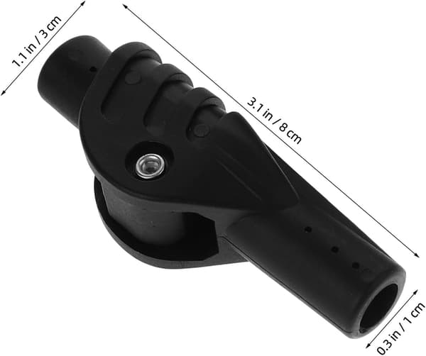 4st Tältstödstångskontakter 9,5 mm Fällbara Utomhustältstångsadapter Kit Komponenter Reparationstillbehör