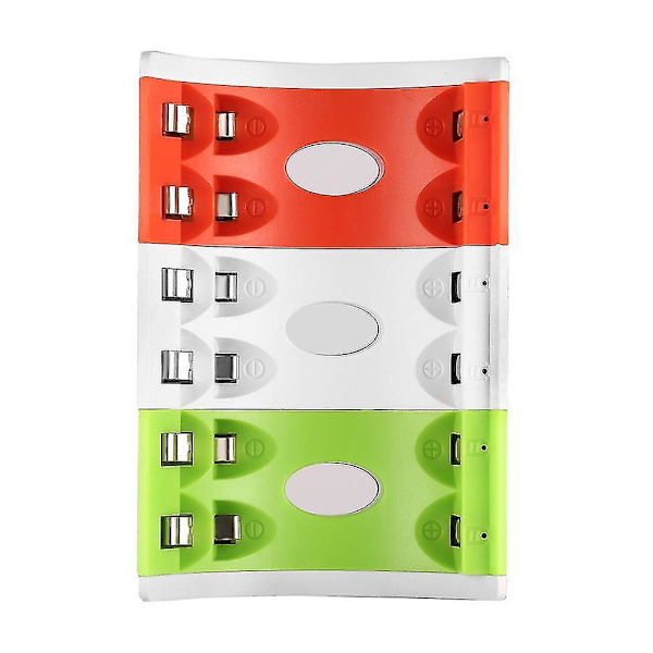 Leise 6 Slots Smart USB Batterilader til Aa Aaa Batterier