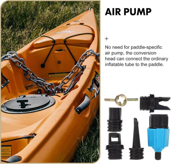 SUP-pumpeadapter luftkompressorstik til oppustelig paddleboard kajakbåd
