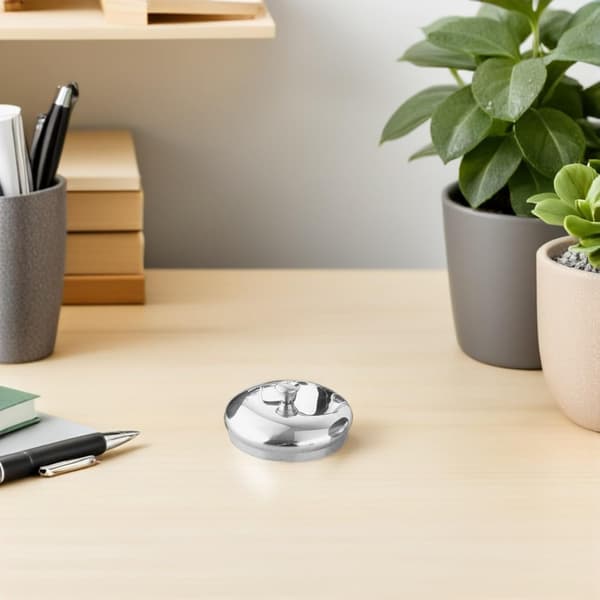Mugglock i rostfritt stål 304 Runda stänksäkra dryckeslock Silver Unik formad design
