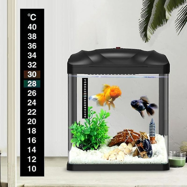 Akvarium Termometer Dobbelt Skala Fisketank Temp Tester