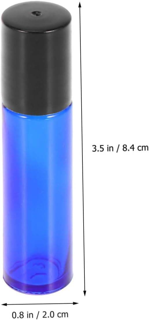 Resestorlek Parfym Rollerflaskor 8-pack med 10 ml eteriska oljeflaskor för enkel applicering