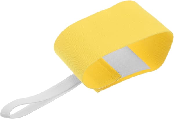 Reflekterende Kapteinsarmbånd Elastisk Justerbart Sterkt Gult Armbånd