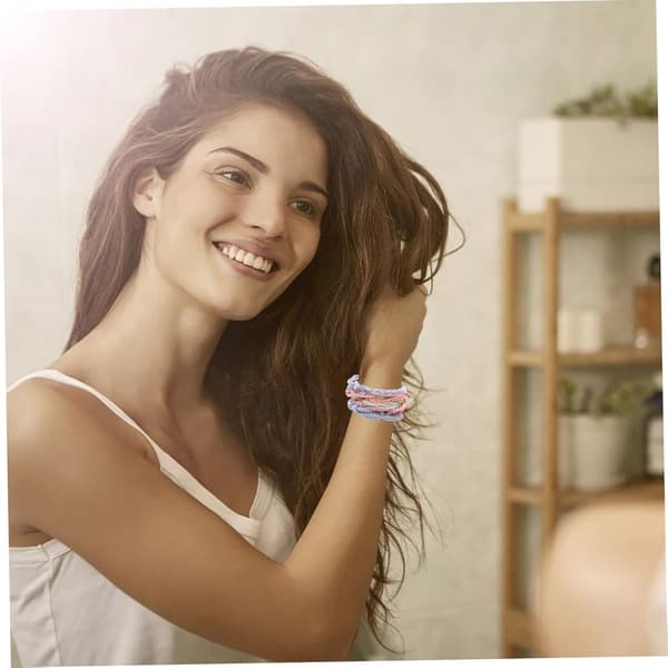 Bohemiska Hårsnoddar Elastiska Hårgummiband 20 st Flätade Scrunchies för Kvinnor Flickor