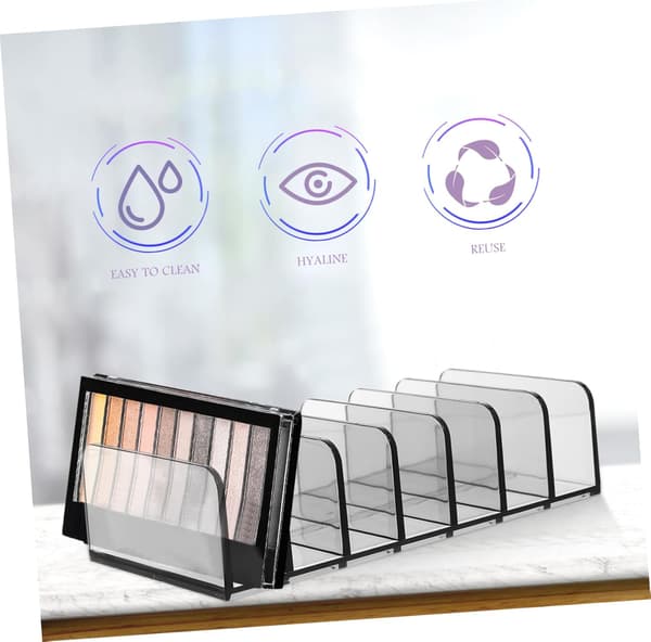 Akryl Kosmetik Display Rack 7-rums Makeup Opbevaringsboks