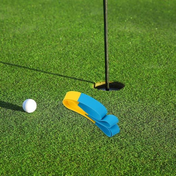 Golf Putting Circle Trainer Silikone Målring til Indendørs og Udendørs Træning